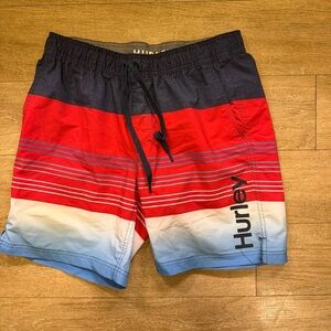 Hurley Black and Gray Athletic Shorts men size large